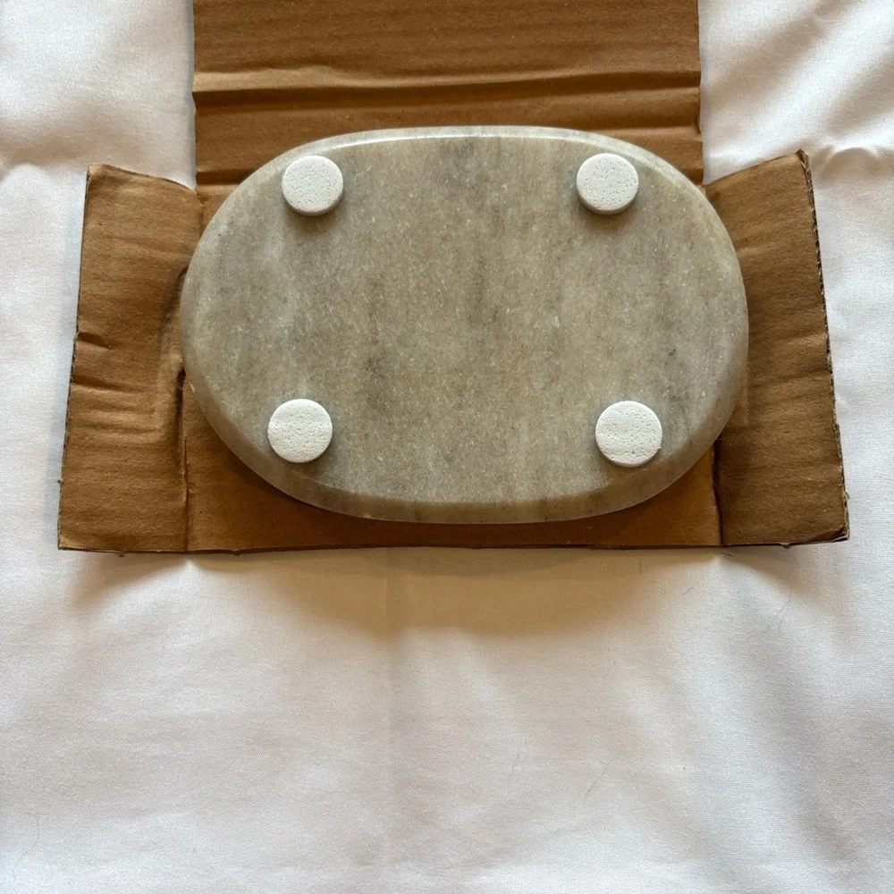 Archipelago Boxed Soap Dish - Marble Soap Dish - Natural Beige